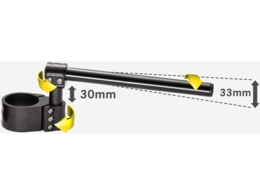 ProBrake verstelbare clip-ons 41 + 43mm (voor o.a. Blackbird)